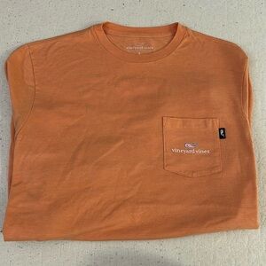Orange Vineyard Vines RVA Long Sleeve Shirt